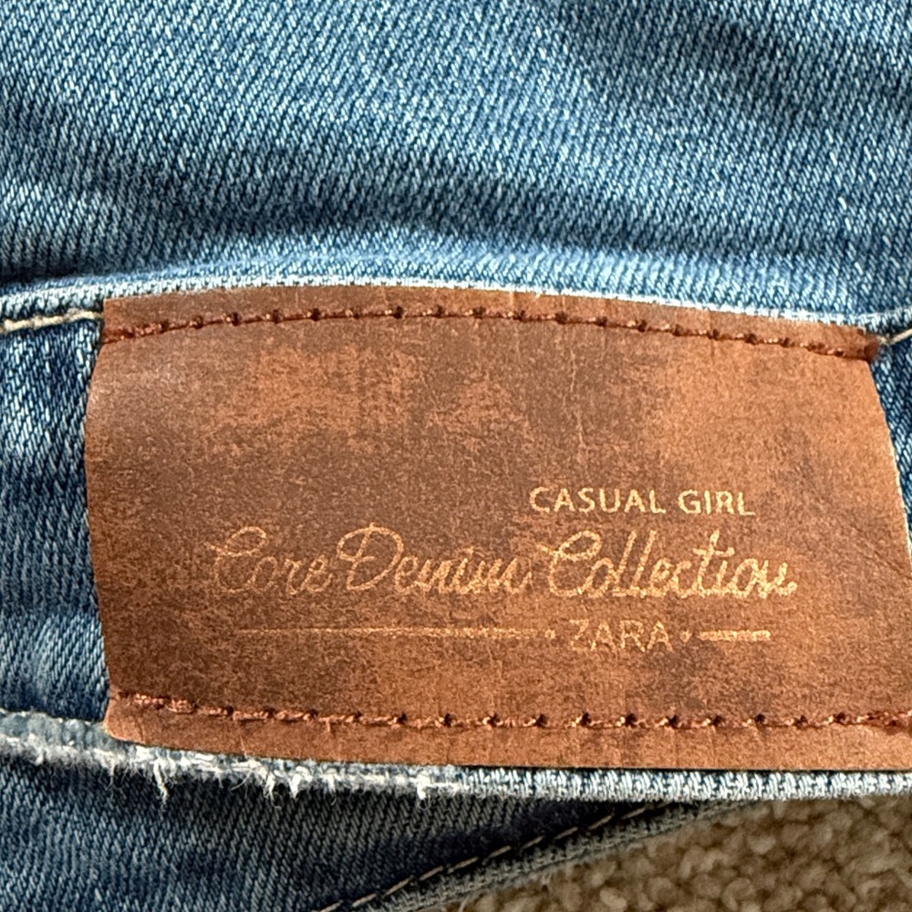 Zara Girls Light Blue Denim Jacket - Picture 3 of 4